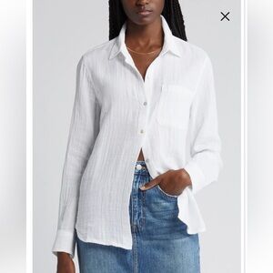 Rails Ellis Cotton Gauze Button-Up Shirt